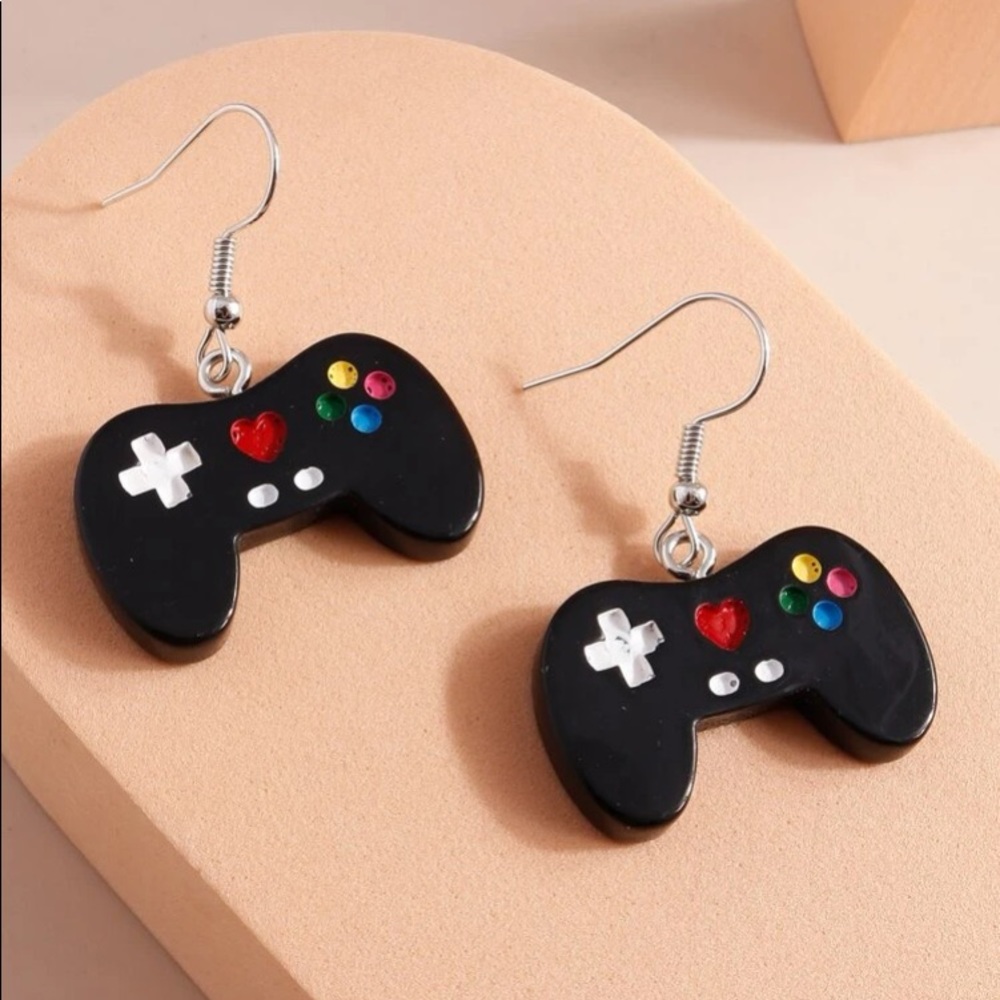 Video game controller earrings GAMER retro - Picture 1 of 4